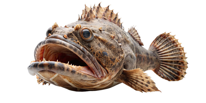 A dangerous stonefish with aggressive posture and spines

A dangerous stonefish with aggressive posture and spines
