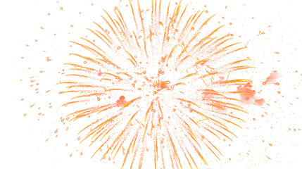 festive fireworks on an isolated transparent background. Fireworks png, salute, explosion png - obrazy, fototapety, plakaty