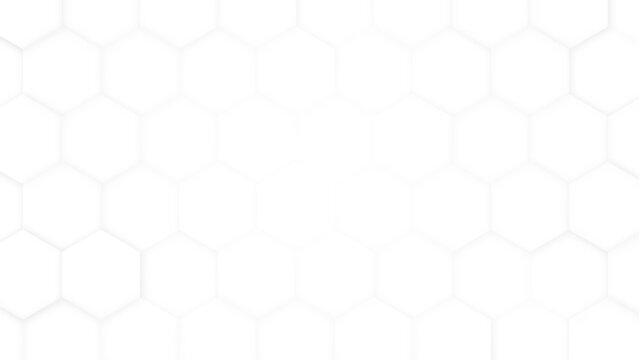 Abstract. hexagon white background. honeycomb white Background. Hexagonal grid pattern