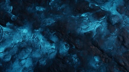 Blue abstract lava stone texture background - obrazy, fototapety, plakaty