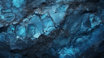 Blue abstract lava stone texture background