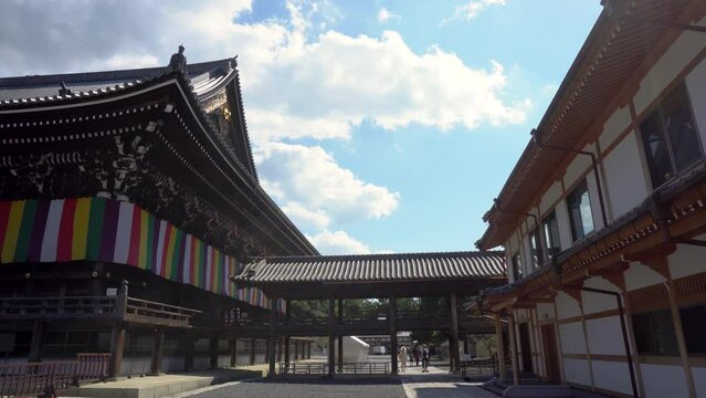 Old Wooden Buddhist Temple in Kyoto, Japan - Chion-in Temple Grounds