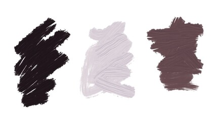 Chalk texture stain set. Hand drawn chalk background doodle effect stain collection for crayon brush design, scratch frame shape. Crayon texture pencil effect.