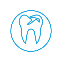 Dental flat  design icons