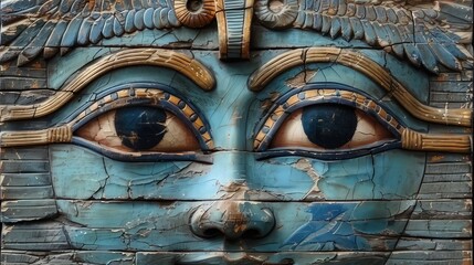 Symbols of reverence from ancient Egypt
 - obrazy, fototapety, plakaty