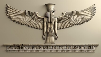 Symbols of reverence from ancient Egypt
 - obrazy, fototapety, plakaty
