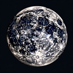A Full Moon, Increate Detailed image of Full Moon