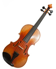 Fototapeta na wymiar Violin on a white background.