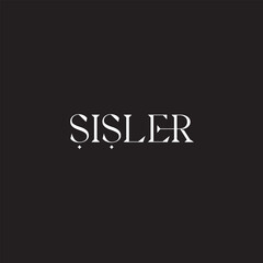 sisler Logo Vector Design Unique Template Abstract Monogram Symbol Creative Modern Trendy Typography Minimalist