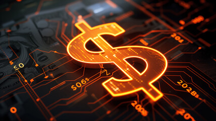 US dollar money symbol