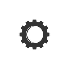 Icon vector gear symbol machine