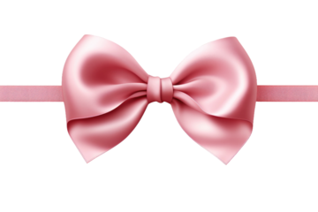 Whimsical Pink Ribbon Adorned With a Luxurious Bow.