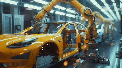 Car Factory Futuristic