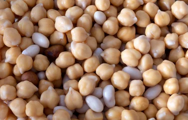 Rollo Food. Legumes .Chickpeas and beans left to soak. © Richard