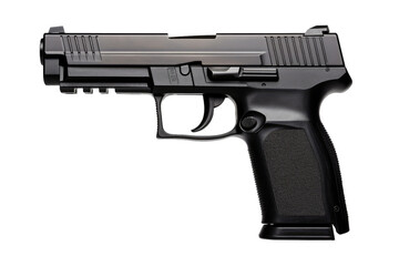 The Midnight Enforcer: A Stealthy Black Gun.