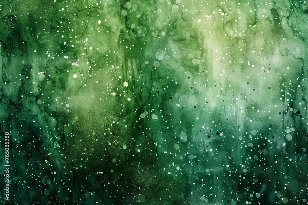 Wall mural Abstract green painted Watercolor Background. Generative ai