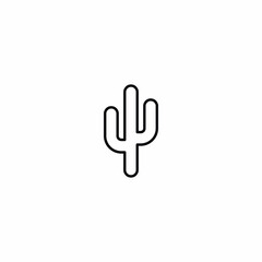 Cactus Desert Plant icon vector