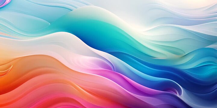 Fresh and beautiful colors abstract background 4K Video