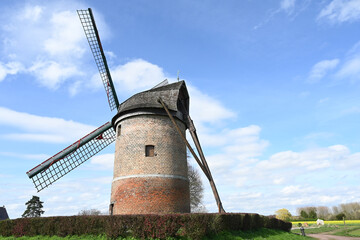 France Hauts de France moulin de Verlain sur le parcours de Paris Roubaix cyclisme - 765043301