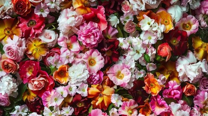 Pink and violet floral background