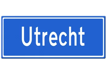 Fototapeten Digital illustration - Utrecht city sign © Richard