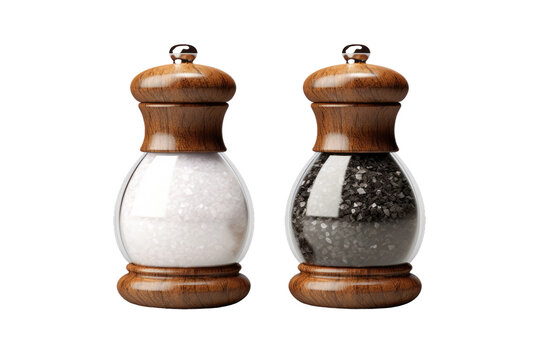 Seasoned Companions: Salt and Pepper Shakers in Harmony.