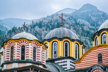 Monastery of Saint Ivan of Rila (Rila Monastery), Bulgaria - obrazy, fototapety, plakaty