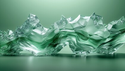 Technological Background: Lights, Beams, Code, Line Charts, and More