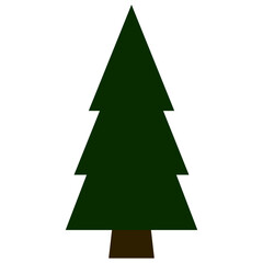 green christmas tree