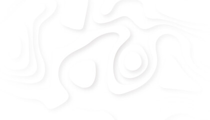 Paper cut topography background. Topography map concept or smooth origami paper cut. Modern trendy paper design for banner. Vector illustration