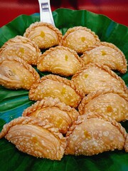 Thai dessert or Curry puff snack
