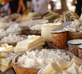 Marking World Milk Day, imagine a quaint village market bustling with activity as vendors proudly display their dairy products. Wheels of cheese, buckets of fresh cream,