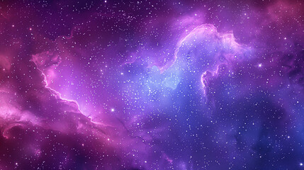 a painting of a purple and blue space filled with stars
