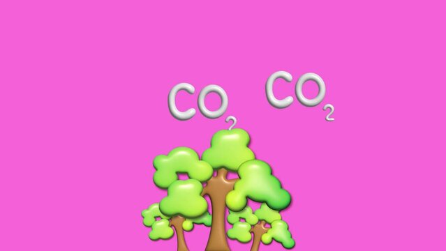 Campaign to plant forests and plant trees to create oxygen for our world. World Earth Day or Environment Day. Green world and clean energy. The concept of a habitable world.