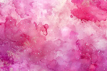 Abstract pink painted Watercolor Background. Generative ai - 765056509