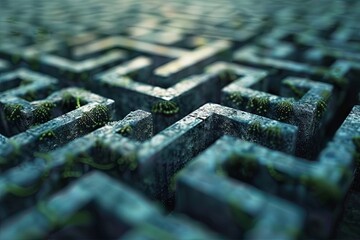 Plan, goal and successful business strategy. Path to the success background. generative ai