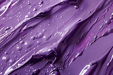 purple paint smeared oil paint background. generative ai - 765057398