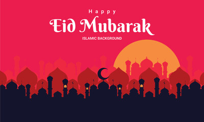 Eid Mubarak Islamic greetings background Arabic typography Eid Mubarak Eid Al-Adha Eid Saeed , Eid Al-Fitr text Calligraphy
