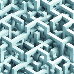 Generate a geometric pattern to represent algorithmic data structures