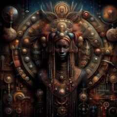 Fototapeta premium ilustração surreal, AI generated