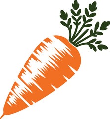 carrots  silhouette style  Design