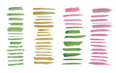 brushes. vector brushes. pattern. smears. vector. a watercolor brush. watercolour. a sketch. spot. colored. set.