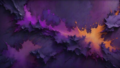 Vibrant Dance of Colors on a Purple Stucco Texture, Generative AI