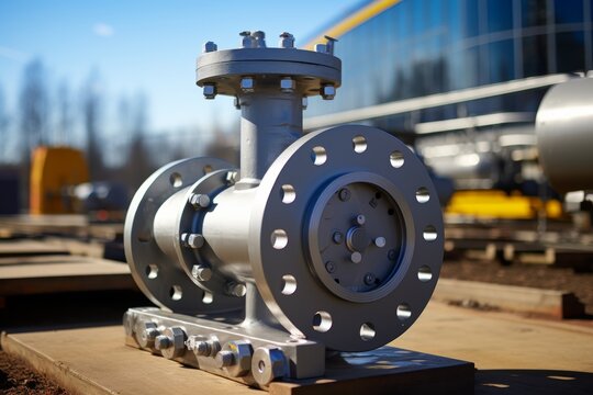 An orifice plate in action: The essential tool for controlling and measuring fluid flow within industrial pipelines