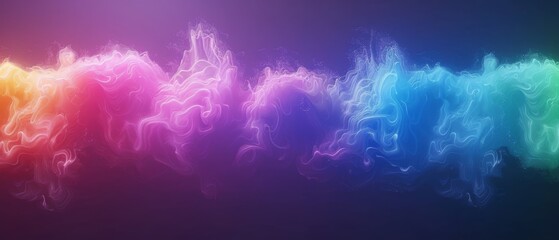  Multicolored background, black backdrop, smoke from top and bottom