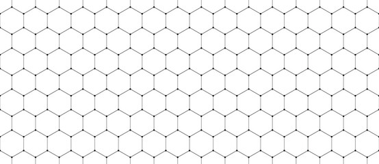 Background with hexagons. Abstract pattern black white texture backdrop. Hexagon abstract surface. Polygon seamless pattern with monochrome hexagon paper texture and futuristic business. Vector eps 10 - obrazy, fototapety, plakaty