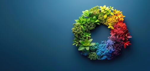 Sustainable development goals integrated into corporate strategies, solid color background