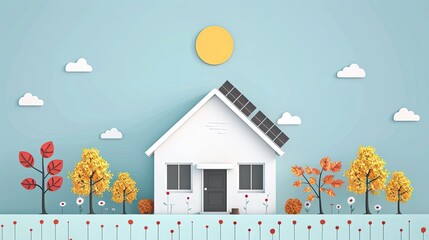 An engaging infographic presenting the various ways households can reduce their heating and cooling costs while minimizing their ecological footprint - obrazy, fototapety, plakaty