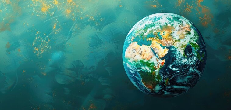 Collaborative international research on climate mitigation technologies, solid color background