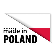 Made in Poland graphic and label.